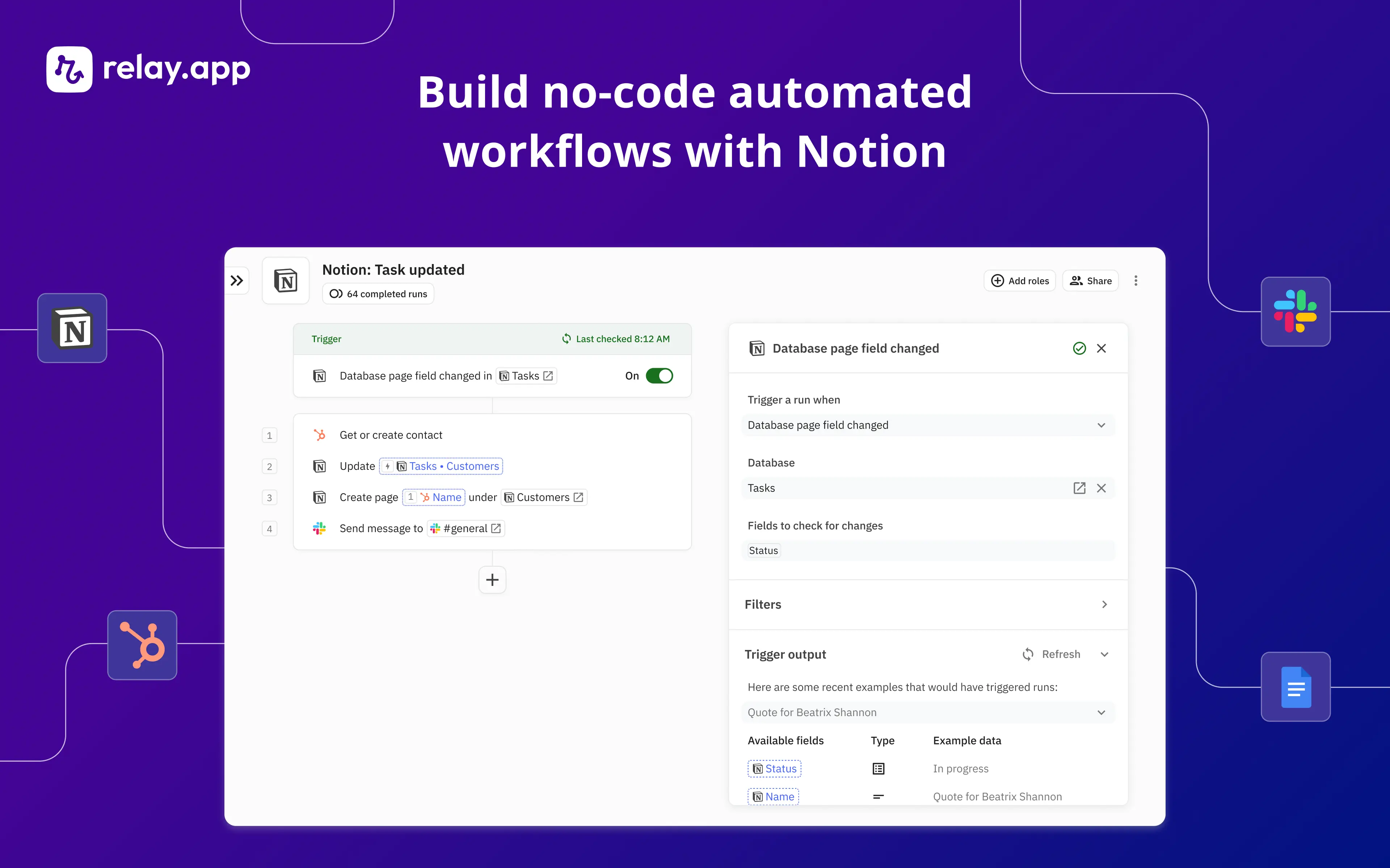 Integrate Notion with your favorite apps and automate workflows
