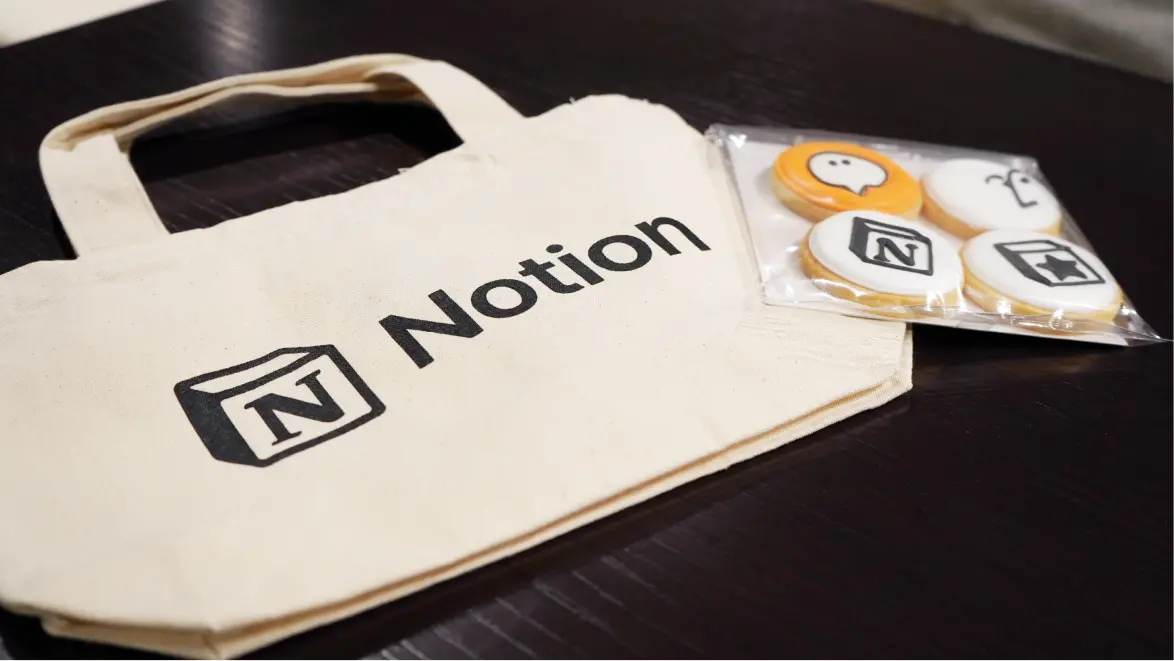 イベント参加者にはNotionグッズを特別にプレゼント!