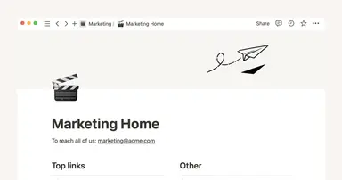 How Notion can help your marketing team stay organized and efficient