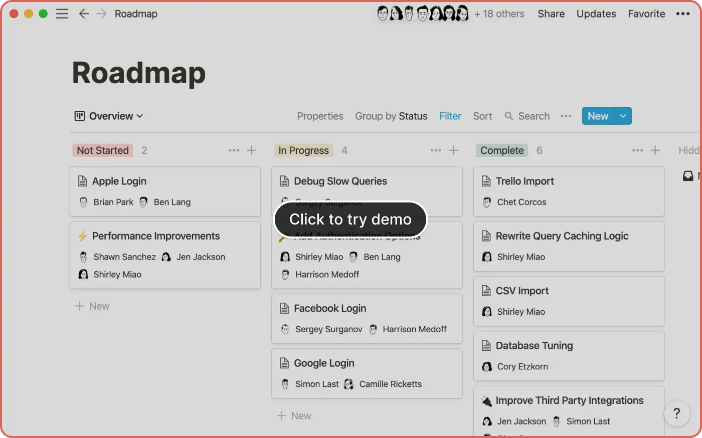 Sharing client app and marketing code enabled an embedded live product demo.