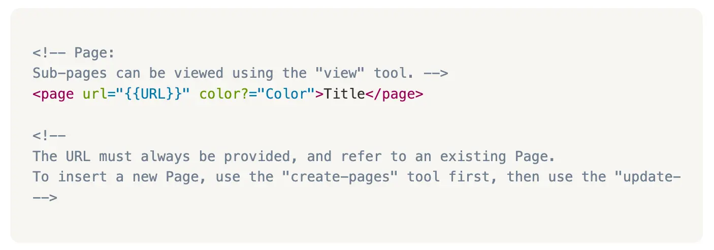 Notion-flavoured Markdown: